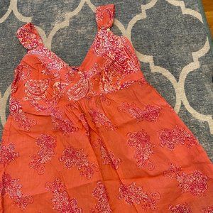 Maternity NWT Seraphine Coral Paisley Tank